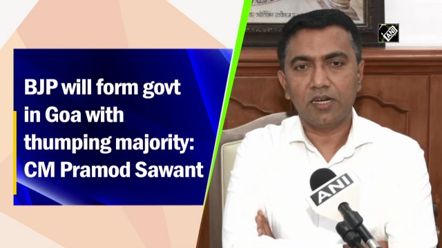 BJP will form govt in Goa with thumping majority: CM Pramod Sawant