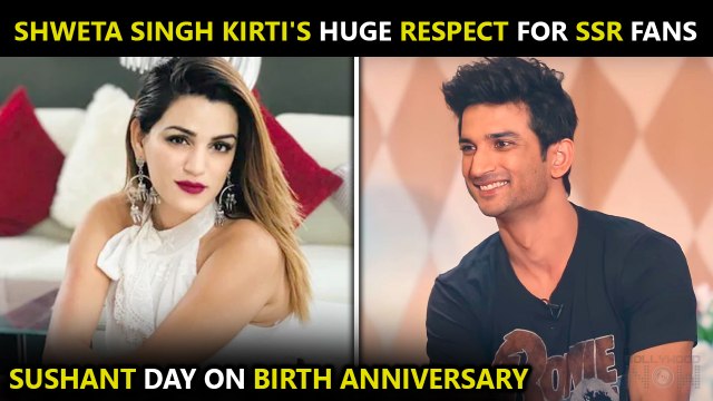 Shweta Singh Kirti's Shows RESPECT For SSR Fans | Sushant Singh Rajput Birth Anniversary 2022