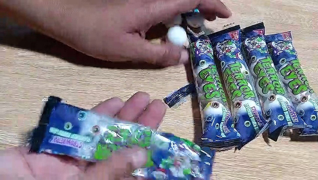 Horror candies opening ASMR