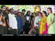 Srujan Lokesh And Girija Lokesh At Dhruva Sarja Prerana Wedding Reception | TV5 Kannada