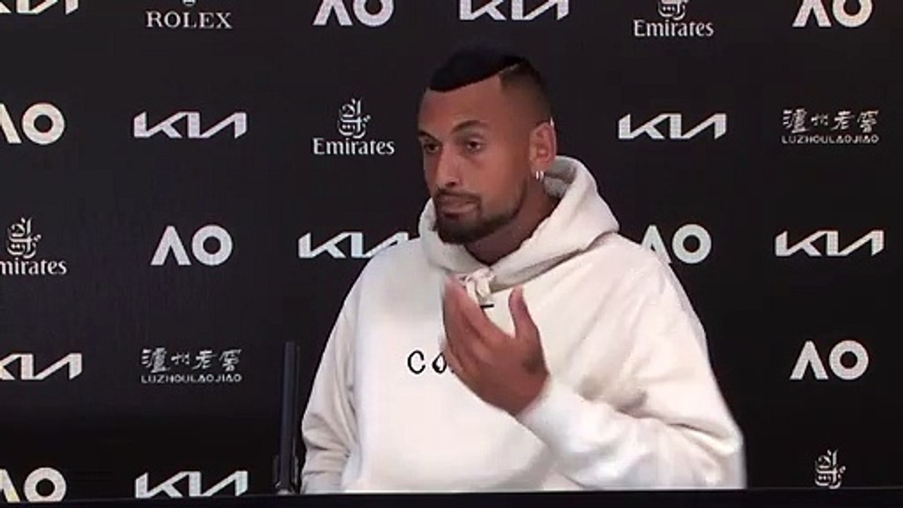 Open d'Australie 2022 - Nick Kyrgios : "With everything I've been through over the past four or five months and having gone through Covid-19 a week ago, I'm proud of how I've responded"