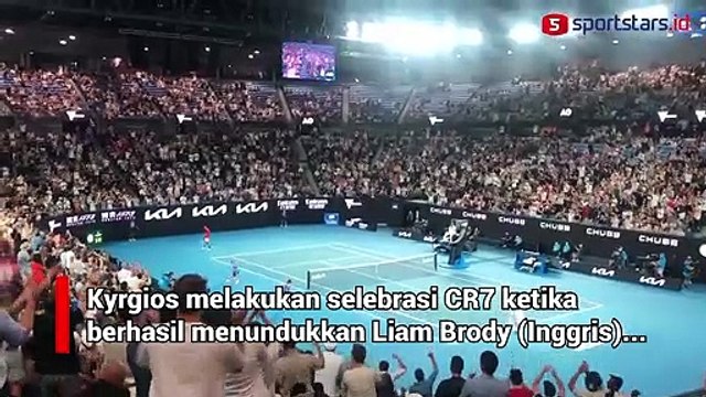 Nick Kyrgios Tersingkir dari Australia Open 2020 Usai Tiru Selebrasi 'Siuu' Cristiano Ronaldo