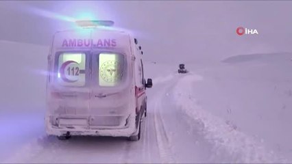 Başkale'de 6 saatlik hasta kurtarma operasyonu