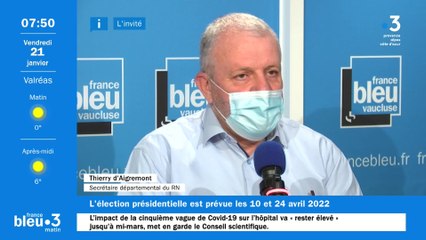 Thierry d'Aigremont invité de France Bleu Vaucluse