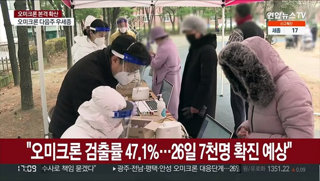 확진 이틀째 7천명 육박…광주 등 4곳 오미크론 대응체계로