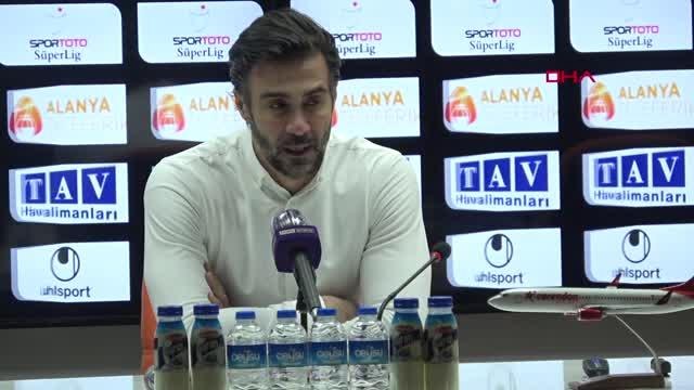 SPOR Aytemiz Alanyaspor - Atakaş Hatayspor maçının ardından