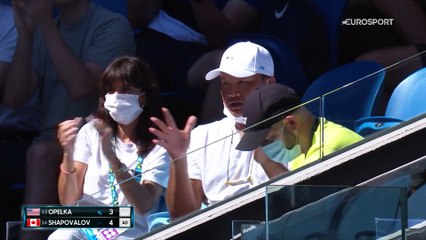 Première pour Shapovalov, qualifié en huitièmes après sa victoire contre Opelka : le résumé du match