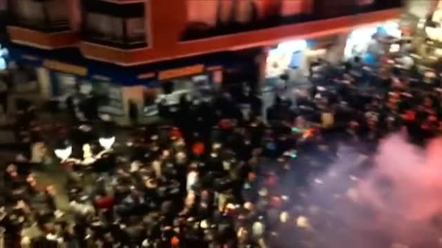 Celebraciones masivas sin mascarilla en Bilbao tras la victoria del Athletic