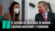 El decano de abogados de Madrid iguala machismo y feminismo en un acto con Irene Montero