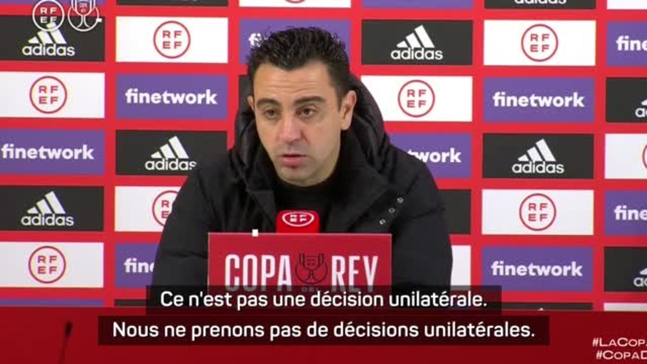 Barcelone - Xavi sur l'absence de Dembélé : "Je...