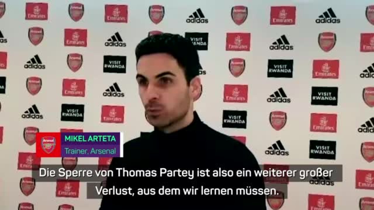 Erneut Rot! Arteta: 'Echte Herausforderung'