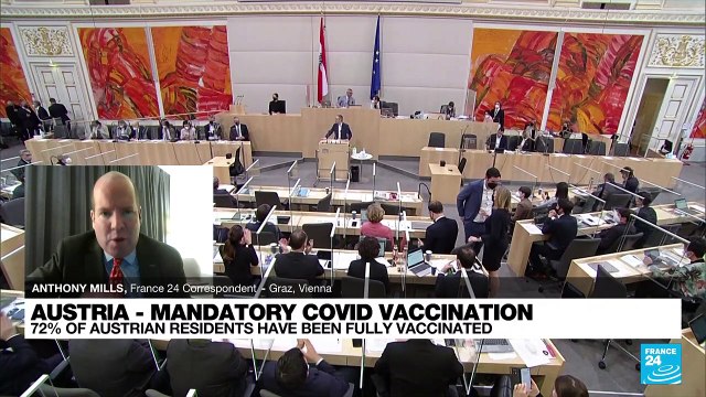 Austria makes Covid-19 vaccination mandatory in EU first
