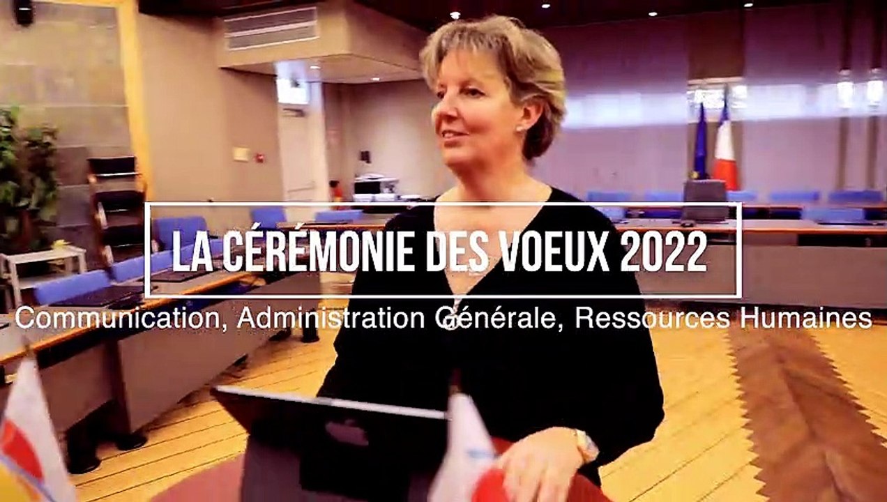 Présentation des voeux de la délégation Administration Générale, aux Ressources Humaines et à la Communication avec un retour sur les projets 2021 et les perspectives pour l'année 2022