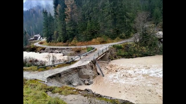 Flood in the Veneto Province of Belluno Comelico - Alluvione in Veneto Provincia di Belluno Comelico