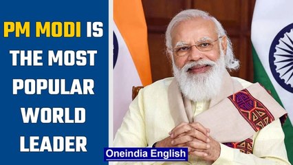 Download Video: PM Modi tops list of most popular world leaders with 71% rating; leaves Biden behind | Oneindia News