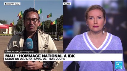 Hommage national à Ibrahim Boubacar Keita : début du deuil national de trois jours