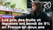 Les prix des fruits et légumes ont bondi de 9% en France entre 2019 et 2021