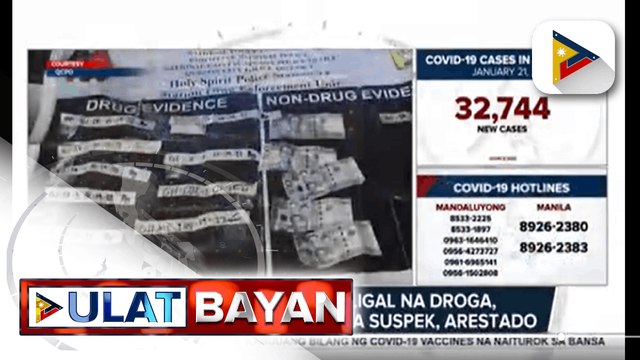 P130-K halaga ng iligal na droga, nasabat sa QC; apat na suspek, arestado