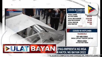 COMELEC, sinimulan na ang pag-imprenta ng mga gagamiting balota para sa Hatol ng Bayan 2022