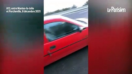 Elle frôle la catastrophe sur l’A13, après son passage chez le garagiste