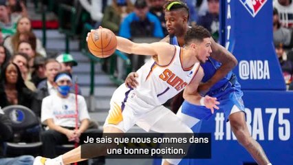 Suns - Booker : "Nous avons beaucoup appris l'année dernière"