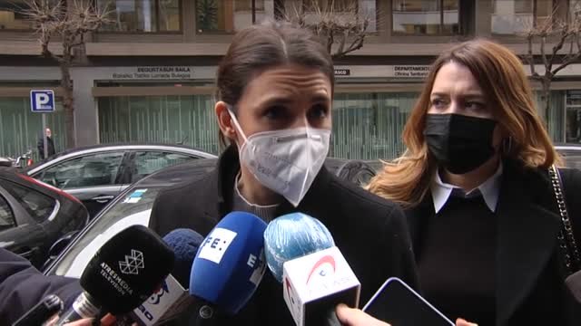 Irene Montero: España es el país del 'no a la guerra' y apostamos por la paz