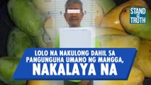 Lolo na nakulong dahil sa pangunguha umano ng mangga, nakalaya na | Stand for Truth