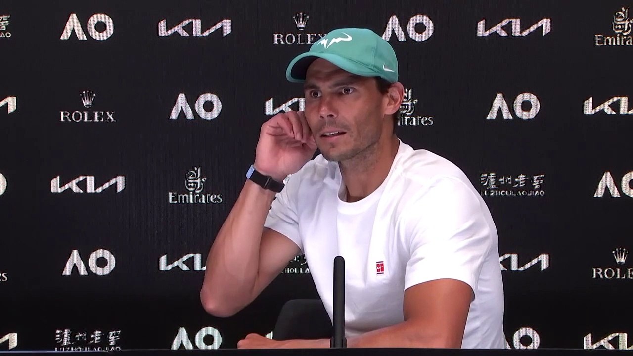 Open d'Australie 2022 - Rafael Nadal : “Today there are still doubts because as I said the other day, it is a wound that cannot be healed”