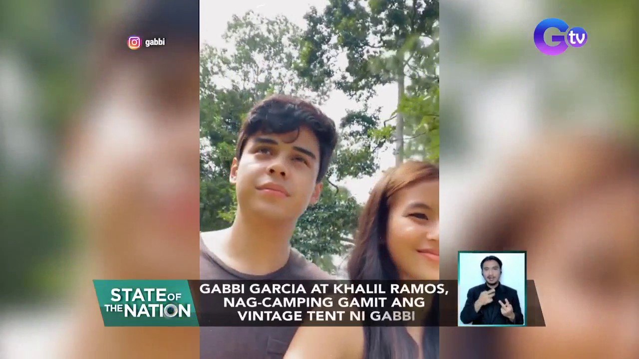 Gabbi Garcia at Khalil Ramos, nag-camping gamit ang vintage tent ni Gabbi | SONA