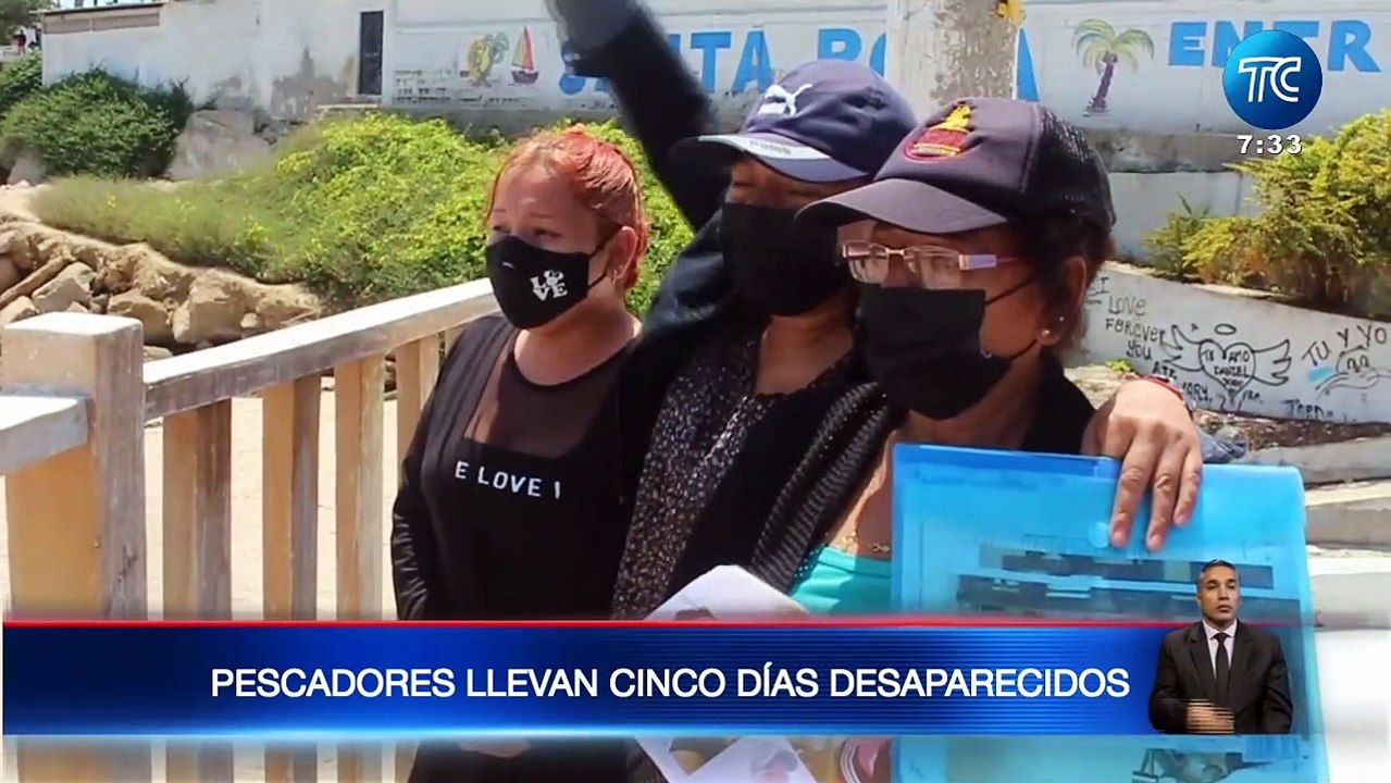 Pescadores del Puerto Santa Rosa llevan 5 días desaparecidos