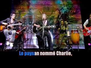 Johnny Hallyday_Cours plus vite Charlie (E. Cochran-Cut across shorty)(Clip Palais des Sports 2006)karaoké