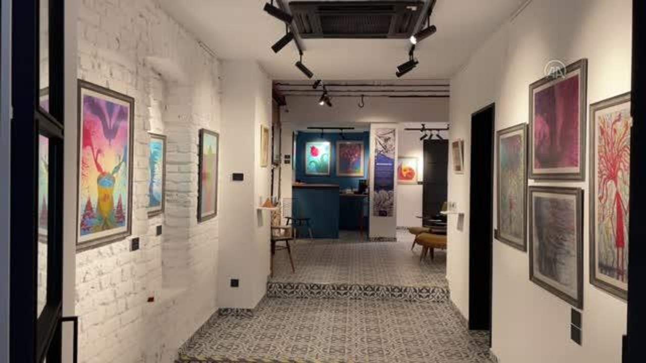 Dağıstan Çetinkaya'nın "Metamorfoz" adlı sergisi ziyarete açıldı