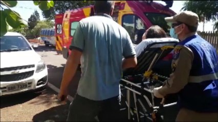 Gestante precisa de atendimento médico após colisão traseira no Centro