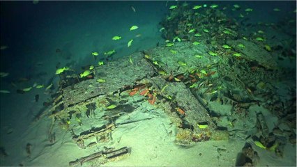 Histoire : de nouvelles images de l'épave d'un bombardier américain