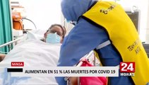 Minsa: en las últimas 24 horas se registró 107 muertes por COVID-19