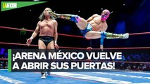 CMLL regresa con funciones en la Arena México tras pausa por covid-19