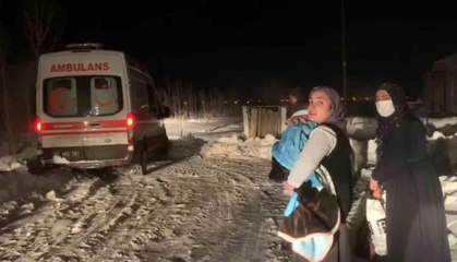 Son dakika haber | Minik Miran 2 saatlik çalışma sonucu hastaneye yetiştirildi