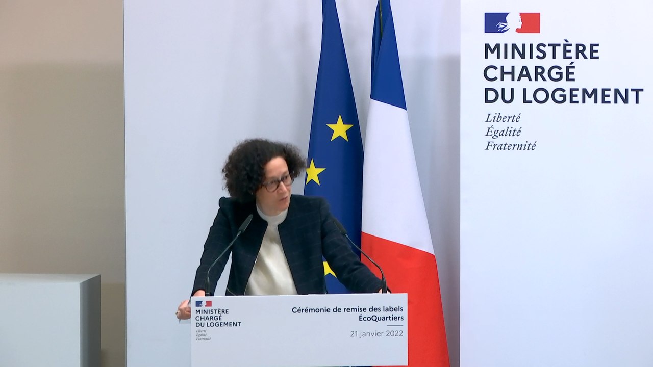 Cérémonie de remise des labels Écoquartiers