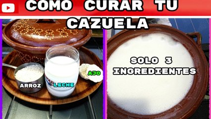 Como Curar Cazuelas y ollas de Barro(dm)