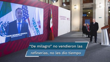 Acusa AMLO que recibió refinerías en mal estado; van más de 60 mmdp invertidos, dice