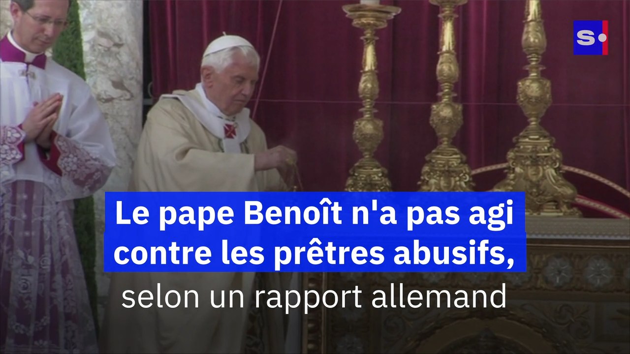 Le pape Benoît n'a pas agi contre les prêtres abusifs, selon un rapport allemand