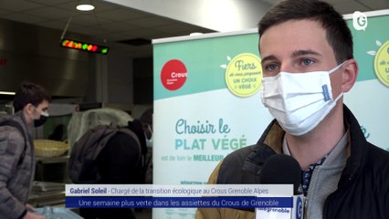 Reportage - Du vert dans les assiettes des étudiants