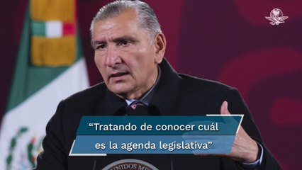 Adán Augusto López destaca “clima de diálogo y respeto” con el Legislativo