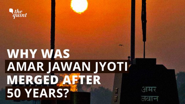 India Gate's Amar Jawan Jyoti Put Off After 50 Years, Merged With the Flame at National War Memorial