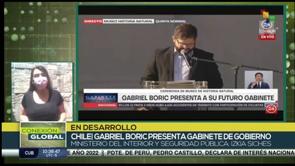 Conexión Global 21-01: Gabriel Boric presenta gabinete de Gobierno