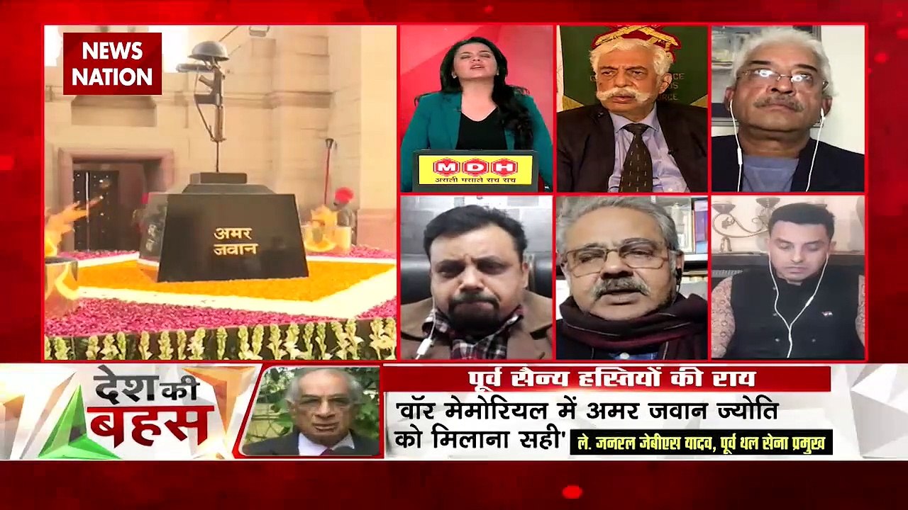 Desh Ki Bahas : War Memorial was not built in 7...