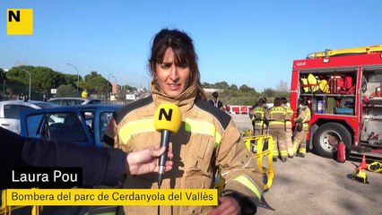 Entrevista a Laura Pòu,  bombera del parc de Cerdanyola del Vallès