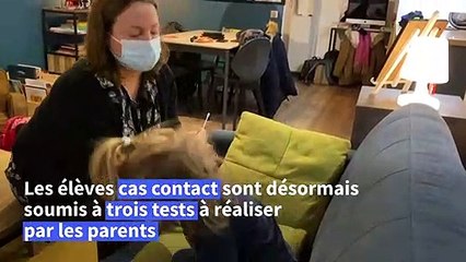 Covid à l'école: les parents à l'épreuve des autotests à répétition