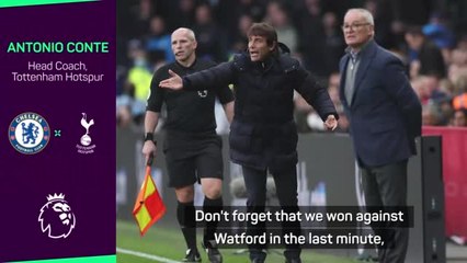 Download Video: Conte remaining 'realistic' on Spurs' top four chances