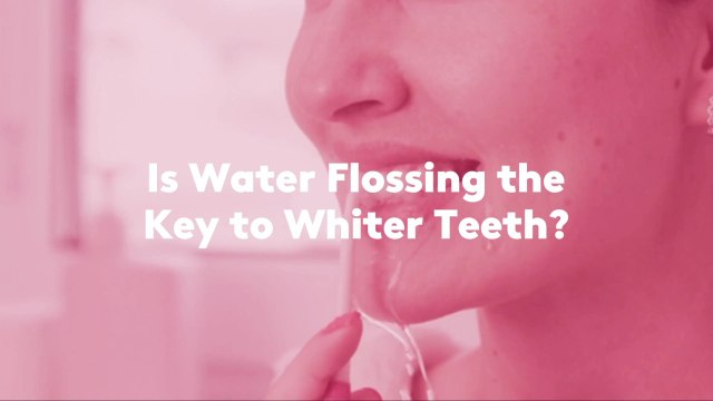 Is Water Flossing the Key to Whiter Teeth?
